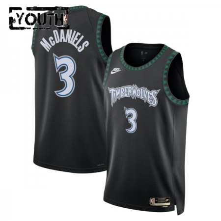 NBA Børn Trøje Minnesota Timberwolves Jaden Mcdaniels 2025-26 Nike Classic Edition Sort Swingman NBA Børn Trøje Minnesota Timberwolves Jaden Mcdaniels 2025-26 Nike Classic Edition Sort Swingman